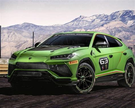 Гоночный Lamborghini Urus ST X для заездов по треку и бездорожью The