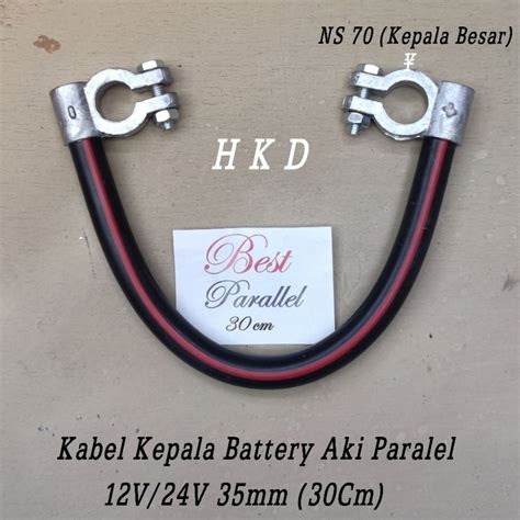 Jual Kabel Kepala Aki Accu Mobil Paralel V V Mm Panjang Cm