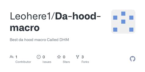 GitHub - Leohere1/Da-hood-macro: Best da hood macro Called DHM