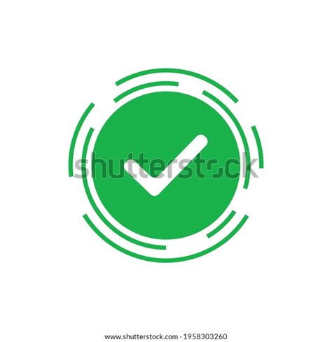 Green Check Mark Icon Vector Design Stock Vector (Royalty Free) 1958303260 | Shutterstock