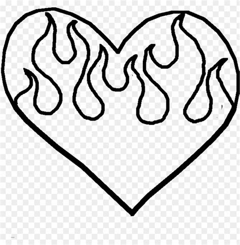 flame heart - draw a heart with flames PNG image with transparent background | TOPpng