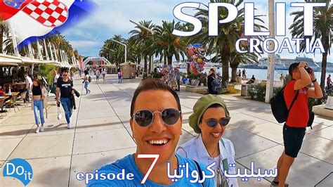 Walking tour in Split Croatia Episode 7 جولة في مدينة سبليت