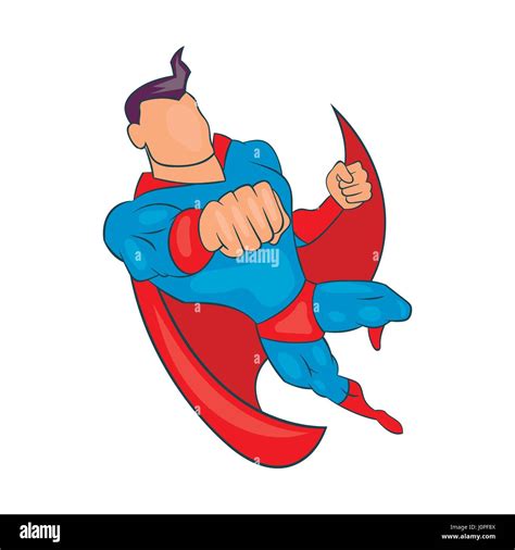 Flying Superhero, cartoon style Stock Vector Image & Art - Alamy