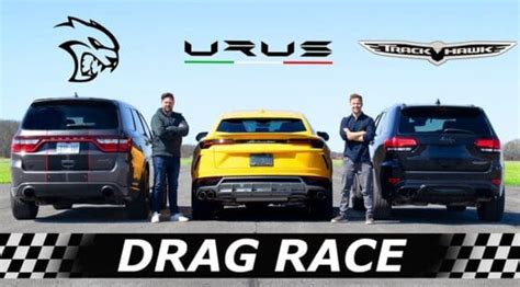 Raid Douglas Saab Halabi Vídeo Grand Cherokee Trackhawk vs Urus vs