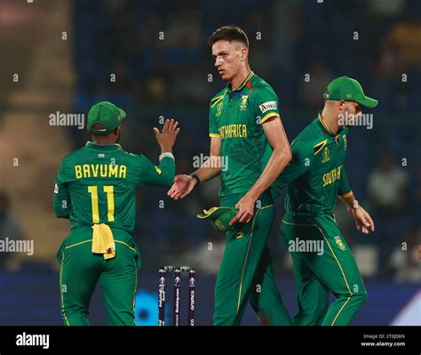 New Delhi Delhi India Th Oct Temba Bavuma Giving A High Five