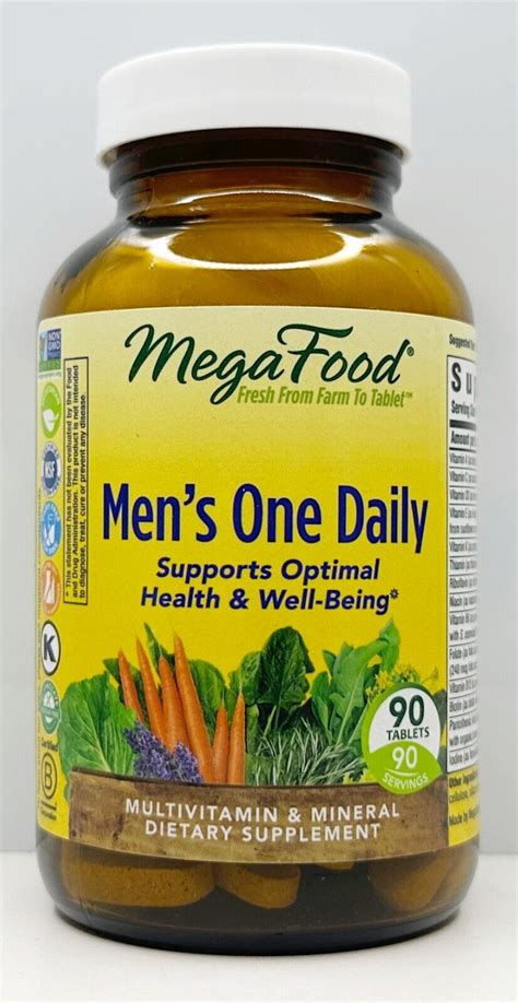 Megafood Mens One Daily Multivitamin And Mineral Supplement 90 Tablets 042025 51494101087 Ebay