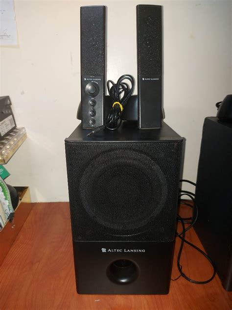 Altec Lansing Vs Channel Stereo Computer Speakers W Black