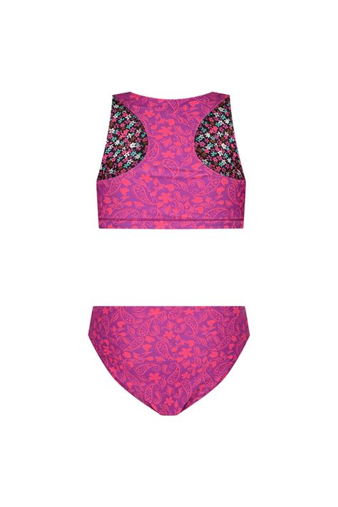 Just Beach Meisjes Bikini Reversibel Bloemen Merkmeisjeskleding Nl