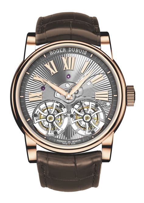 2014 Premiere Roger Dubuis Hommage Double Flying Tourbillon With Hand