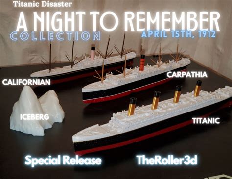 Collection A Night To Remember Maquettes De Navires Rms Etsy Canada