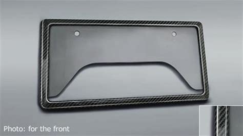 Trd Gr Front Carbon Number Plate Frame Toyota Gr Yaris Ms