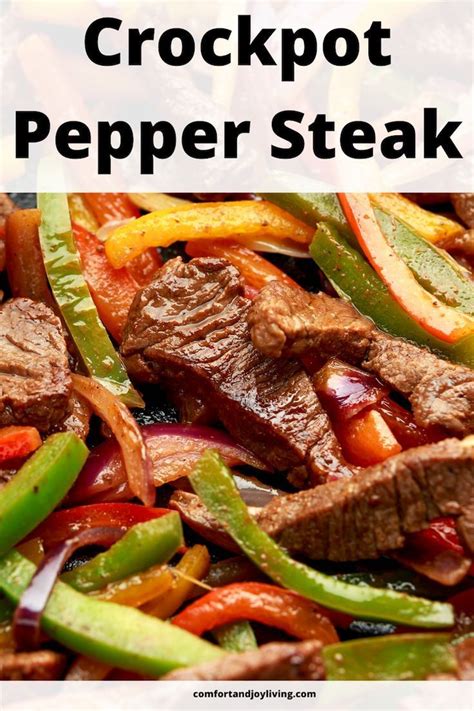 Crockpot Pepper Steak Recipe Easy Pepper Steak Recipe Artofit