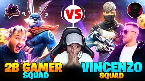 Vincenzo Vs 2b Gamer 😱 Nonstop 🇮🇳 Vs Nxt 🇳🇵 Squad Battle 🥵garena Free