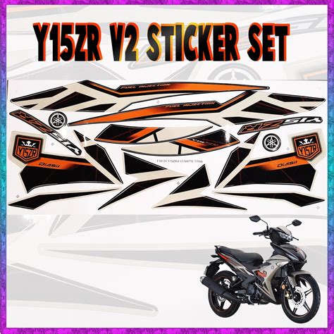 Yamaha Y Zr V Body Sticker Set Y Zr V Yamaha Sticker Jupiter