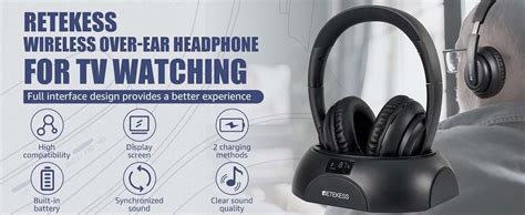 Retekess Wireless TV Headphones