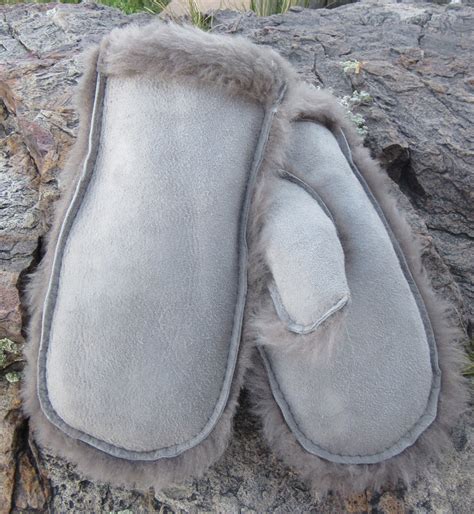 Sheepskin Mittens For Men Handmade Shearling Mittensthe Sheepherder