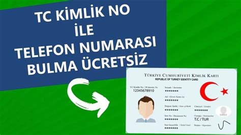 TC Kimlik No İle Telefon Numarası Bulma Ücretsiz teknobilir