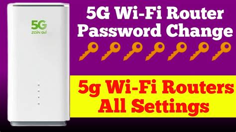 Zain 5G Router Change Password WIFI Password Change Full Detail Video