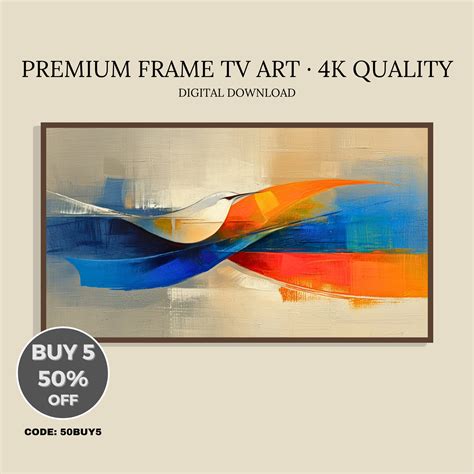 Instant Download Frame Tv Png File Samsung Frame Tv Art Home Decor Warm