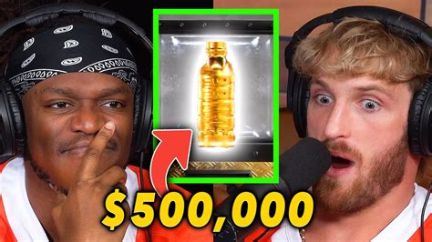 Ksi And Logan Paul Explain How To Win 500 000 Gold Prime Bottle Youtube