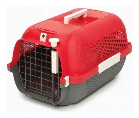 Jaula Transportadora Carrier Medium Para Perros Gatos Avion Env O Gratis