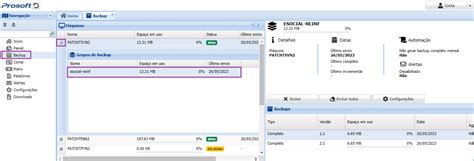 I769 Como realizar a exclusão de backup no novo Portal Prosoft Backup