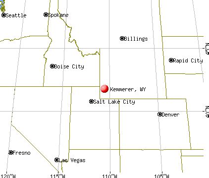 Map Of Kemmerer Wyoming | Tour Map