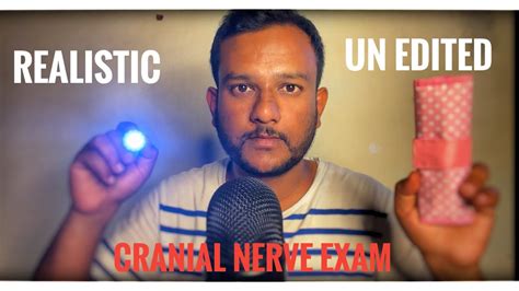 ASMR Cranial Nerve Exam Most Realistic UnEdited Natural YouTube