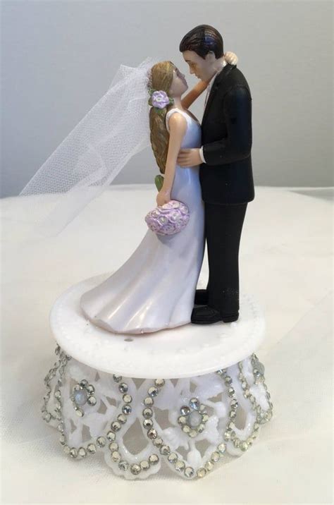 Wedding Cake Topper- Bride and Groom figurines- Traditional - Decoration… | Wedding cake topper ...