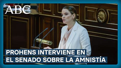 MARGA PROHENS sobre la amnistía No hablamos de perdón hablamos de