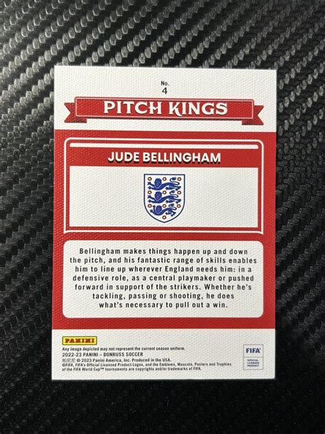 2022 23 Panini Donruss Soccer Jude Bellingham Pitch Kings Court Kings