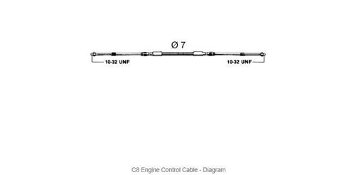 Morse Teleflex 33c Control Cable Boat Steering Australia