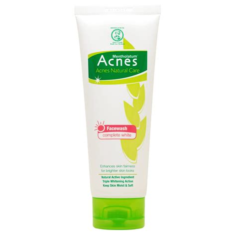 Jual Acnes Natural Care Complete White Face Wash G G Shopee