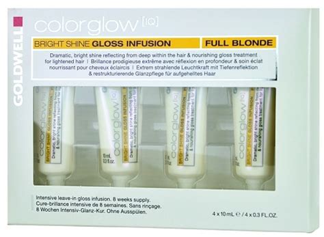 Goldwell Colorglow IQ Full Blonde cure pour cheveux décolorés notino fr
