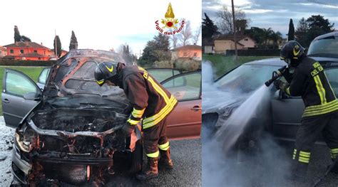 Auto A Gpl In Fiamme Intervengono I Vigili Del Fuoco Tuttogolfo