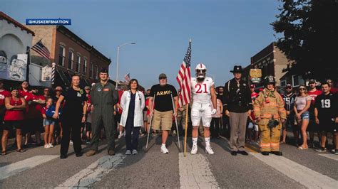 Nebraska Football honors service members, with alternate uniforms