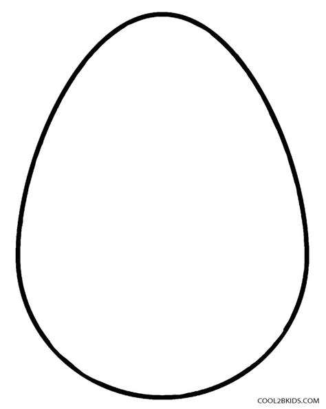 Egg Coloring Sheet Printable