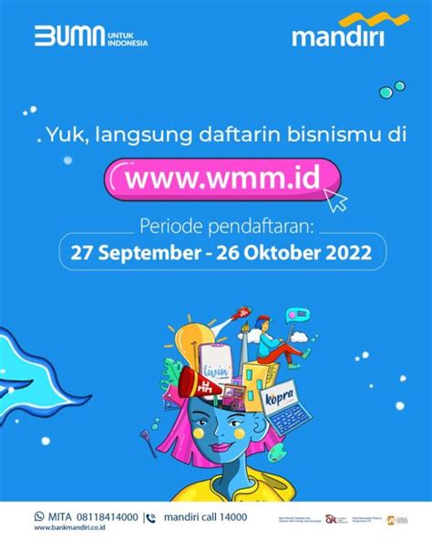 Pendaftaran Wirausaha Muda Mandiri Dibuka Hingga Oktober Raih