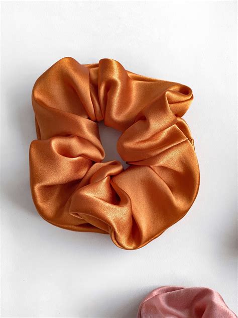 Silk Scrunchie Silk Hair Scrunchies Hair Accessory Handmade Etsy