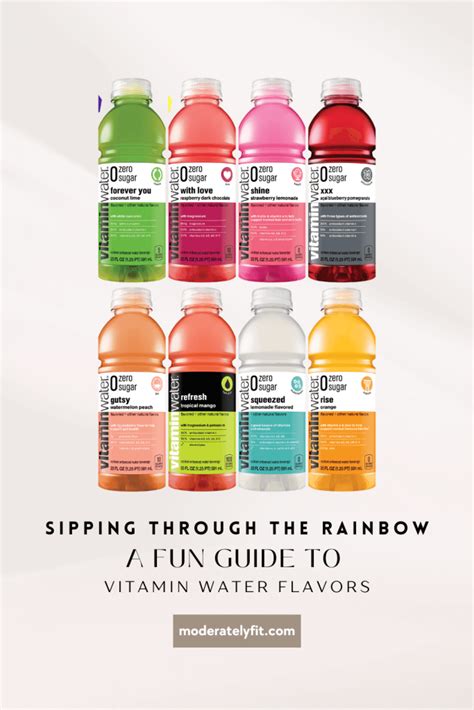 Sipping Through the Rainbow: A Fun Guide to Vitamin Water Flavors ...