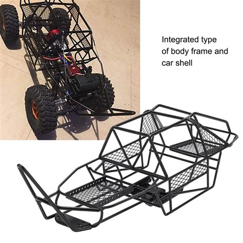 Rc Roll Cage Metal Body Frame Chassis Rc Vehicle Frame For Axial Scx10 110 Ebay