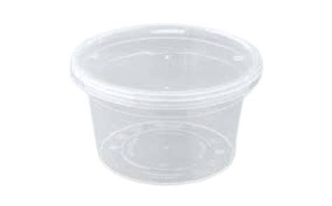 Eco Friendly Round Shape White Plastic Food Container Capacity 500 Milliliter Ml At Best