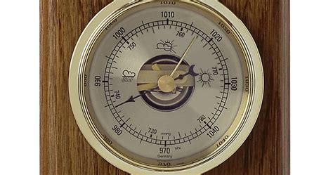 Analoge Wetterstation Aus Massivholz Tfa Dostmann