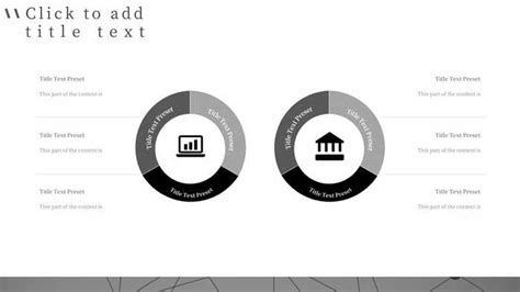 "Monochrome Illustration Featuring A Building And Bar Chart Visualization" PowerPoint | Template ...