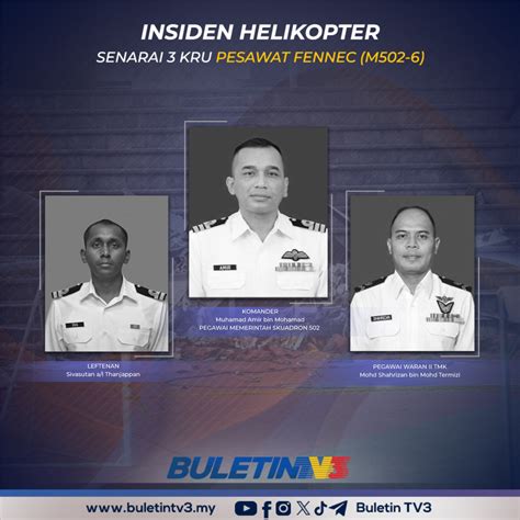 Kemas Kini Helikopter Terhempas Identiti Dan Wajah Mangsa Nahas