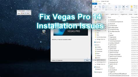 Vegas Pro 14 Installation Setup Crash Error Fix YouTube