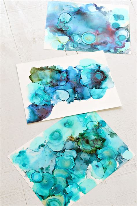 Easy DIY Alcohol Ink Art Tutorial Dans Le Lakehouse Alcohol Ink Art