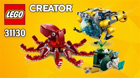 Lego Creator Octopus From Sunken Treasure Mission Pcs