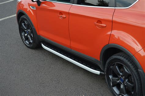 Aluminium Side Steps Bars Running Boards To Fit Ford Kuga 2008 12