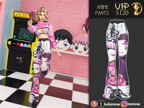 The Sims Resource Patreon Early Access Anime Pants S Sims